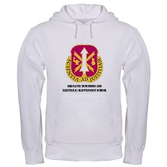 omems - A01 - 03 - DUI - Ordnance Munitions and Electronics Maintenance School with Text - Hooded Sweatshirt