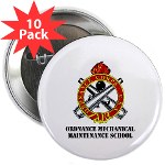 omms - M01 - 01 - DUI - Ordnance Mechanical Maintenance School with Text 2.25" Button (10 pack)