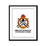 omms - M01 - 02 - DUI - Ordnance Mechanical Maintenance School with Text Framed Panel Print - Click Image to Close