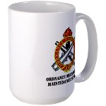 omms - M01 - 03 - DUI - Ordnance Mechanical Maintenance School with Text Large Mug - Click Image to Close