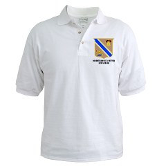 quartermaster - A01 - 04 - DUI - Quartermaster Center/School with Text - Golf Shirt