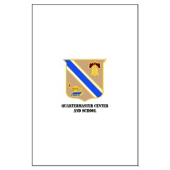quartermaster - M01 - 02 - DUI - Quartermaster Center/School with Text - Large Poster
