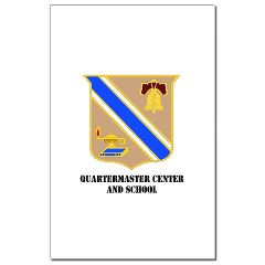 quartermaster - M01 - 02 - DUI - Quartermaster Center/School with Text - Mini Poster Print
