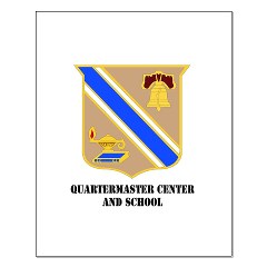 quartermaster - M01 - 02 - DUI - Quartermaster Center/School with Text - Small Poster - Click Image to Close