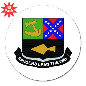 rangerschool - M01 - 01 - DUI - Ranger School - 3" Lapel Sticker (48 pk)