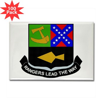 rangerschool - M01 - 01 - DUI - Ranger School - Rectangle Magnet (100 pack)