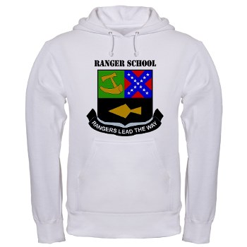 rangerschool - A01 - 03 - DUI - Ranger School with Text - Hooded Sweatshirt