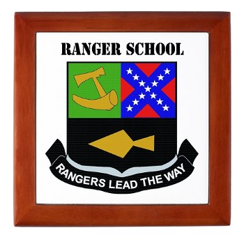 rangerschool - M01 - 03 - DUI - Ranger School with Text - Keepsake Box