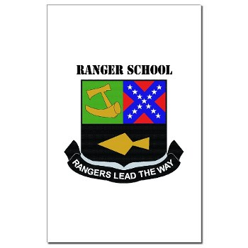 rangerschool - M01 - 02 - DUI - Ranger School with Text - Mini Poster Print