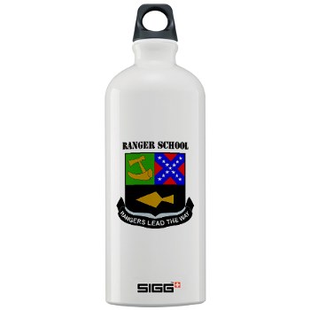 rangerschool - M01 - 03 - DUI - Ranger School with Text - Sigg Water Bottle 1.0L