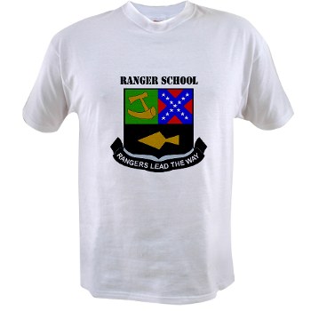 rangerschool - A01 - 04 - DUI - Ranger School with Text - Value T-shirt