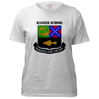 rangerschool - A01 - 04 - DUI - Ranger School with Text - Women's T-Shirt - Click Image to Close