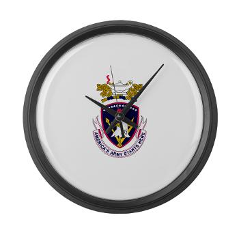 rrs - M01 - 03 - DUI - Recruiting and Retention School Large Wall Clock