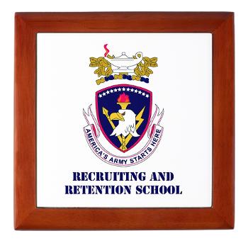 rrs - M01 - 03 - DUI - Recruiting and Retention School with Text Keepsake Box