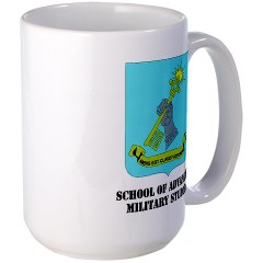 sams - M01 - 03 - DUI - School of Advanced Military Studies with Text Large Mug - Click Image to Close