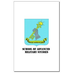 sams - M01 - 02 - DUI - School of Advanced Military Studies with Text Mini Poster Print