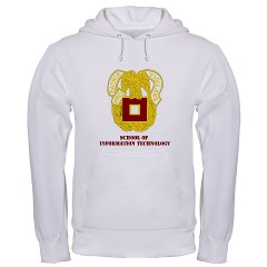 sit - A01 - 03 - DUI - School of Information Technology with Text Hooded Sweatshirt