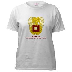 sit - A01 - 04 - DUI - School of Information Technology with Text Women's T-Shirt - Click Image to Close