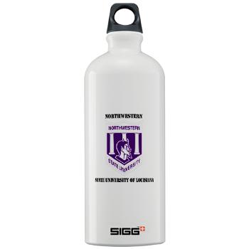 nsula - M01 - 03 - SSI - ROTC - Northwestern State University of Louisiana with Text - Sigg Water Bottle 1.0L