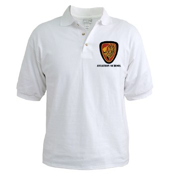 usaacs - A01 - 04 - DUI - Aviation Center/School with text - Golf Shirt