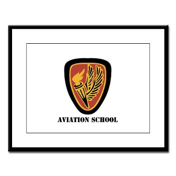 usaacs - M01 - 02 - DUI - Aviation Center/School with text - Large Framed Print