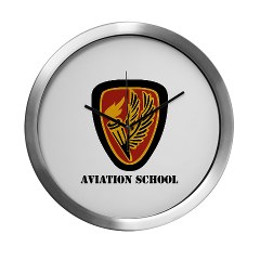 usaacs - M01 - 03 - DUI - Aviation Center/School with text - Modern Wall Clock - Click Image to Close