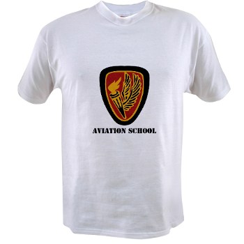 usaacs - A01 - 04 - DUI - Aviation Center/School with text - Value T-shirt