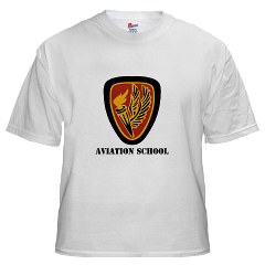 usaacs - A01 - 04 - DUI - Aviation Center/School with text - White Tshirt