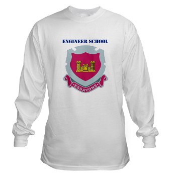 usaes - A01 - 03 - DUI - Engineer School with Text Long Sleeve T-Shirt