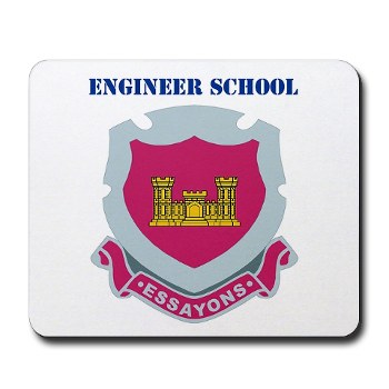 usaes - M01 - 03 - DUI - Engineer School with Text Mousepad - Click Image to Close
