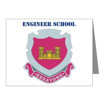 usaes - M01 - 02 - DUI - Engineer School with Text Note Cards (Pk of 20) - Click Image to Close