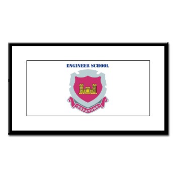 usaes - M01 - 02 - DUI - Engineer School with Text Small Framed Print