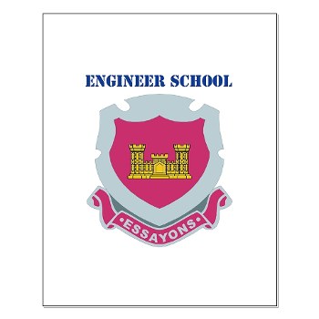 usaes - M01 - 02 - DUI - Engineer School with Text Small Poster