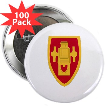 usafas - M01 - 01 - DUI - Field Artillery Center/School 2.25" Button (100 pack)