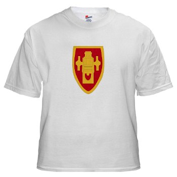 usafas - A01 - 04 - DUI - Field Artillery Center/School White T-Shirt
