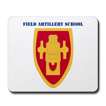 usafas - M01 - 03 - DUI - Field Artillery Center/School with Text Mousepad