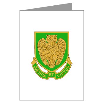usamps - M01 - 02 - DUI - Military Police School Greeting Cards (Pk of 10)