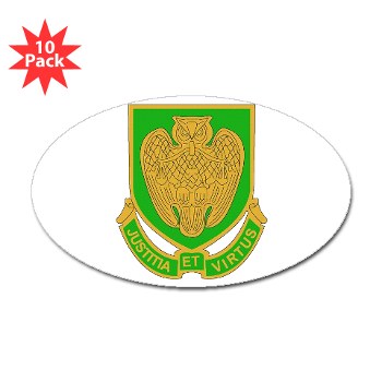usamps - M01 - 01 - DUI - Military Police School Sticker (Oval 10 pk)