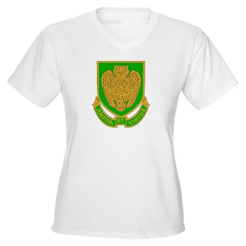 usamps - A01 - 04 - DUI - Military Police School Women's V-Neck T-Shirt