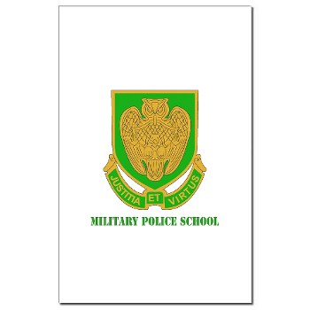 usamps - M01 - 02 - DUI - Military Police School with Text Mini Poster Print - Click Image to Close