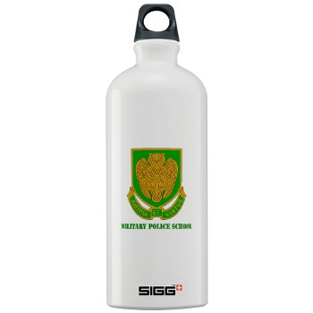 usamps - M01 - 03 - DUI - Military Police School with Text Sigg Water Bottle 1.0L