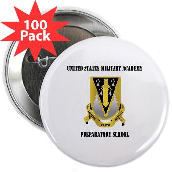 USMAPS - M01 - 01 - US Military Academy Preparatory School with Text - 2.25" Button (100 pack)