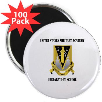 USMAPS - M01 - 01 - US Military Academy Preparatory School with Text - 2.25" Magnet (100 pack)