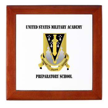 USMAPS - M01 - 03 - US Military Academy Preparatory School with Text - Keepsake Box