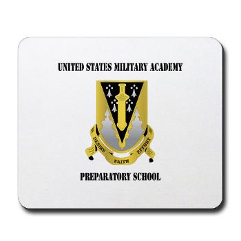 USMAPS - M01 - 03 - US Military Academy Preparatory School with Text - Mousepad