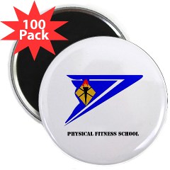 usapfs - M01 - 01 - DUI - Physical Fitness School with Text 2.25" Magnet (100 pack)