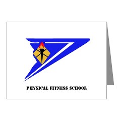 usapfs - M01 - 02 - DUI - Physical Fitness School with Text Note Cards (Pk of 20)