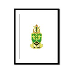 usasma - M01 - 02 - DUI - Sergeants Major Academy Framed Panel Print