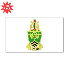 usasma - M01 - 01 - DUI - Sergeants Major Academy Sticker (Rectangle 10 pk) - Click Image to Close