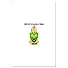 usasma - M01 - 02 - DUI - Sergeants Major Academy with Text - Large Poster